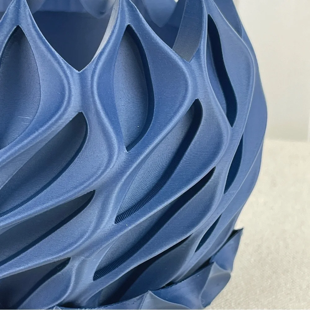 Modern Geometric Planter Pot, Twisted Planter Pot, Small Indoor Flower Pot
